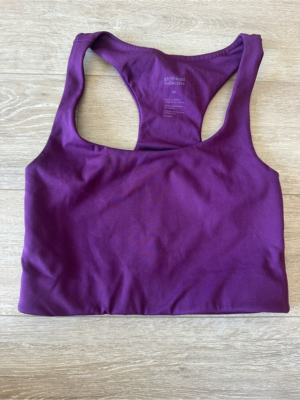 Girlfriend collective Paloma racer back top